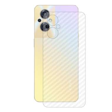 Promo Garskin Oppo Reno 8z / Reno 7z 5G Skin Clear Carbon Hydrogel Back Cover Oppo Reno 7z 5G