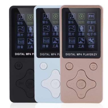 OEM ZYZY MP4 Music Player TF Card Slot T1 Player Mini Mp3 Portable - Black BLACK