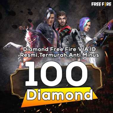 GARENA FREE FIRE 100 Diamond - DM FF - DM FREE FIRE - FF