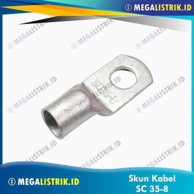 Skun Kabel SC-35-8 / Scun Sepatu 35MM / Cable Lug 35 MM / SC35 Tembaga SC-35-8