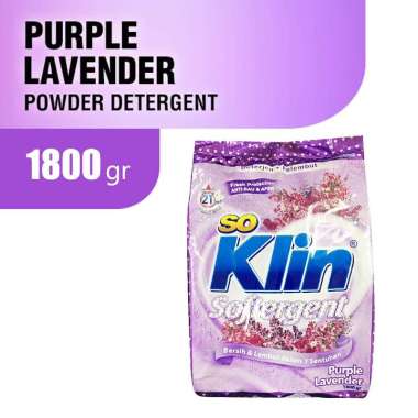 Promo Harga So Klin Softergent Purple Lavender 1800 gr - Blibli