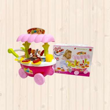 HMC BBQ Cart Play Set pink