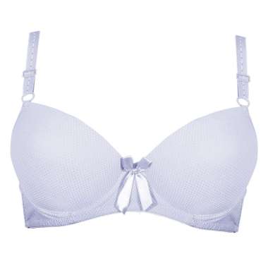 Cynthia 000037 Microfiber Mesh Push up Bra A Wire 40C Light  Grey