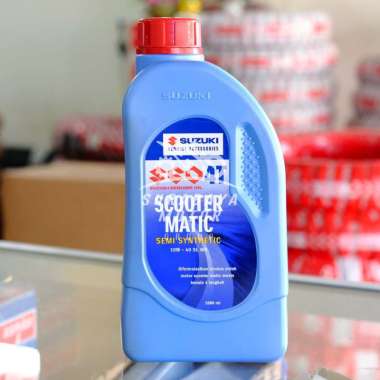 Oli Mesin Motor Matic SGO Suzuki Genuine Parts API SL Semi Synthetic Scooter 1L 10W 40 1Liter 1 Lite
