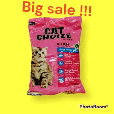 CAT CHOIZE KITTEN TUNA 1KG MAKANAN ANAK KUCING FOOD DRY