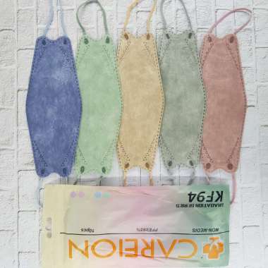 Masker KF94 Careion Gradasi Shrimpink Gradasi Strong warna Masker KF94 Care ion 4PLY isi 10PCS 1008
