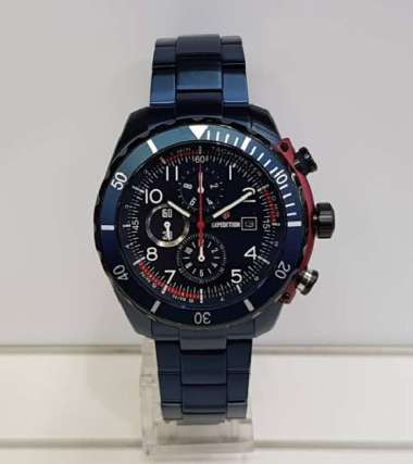 Expedition E6795MC Jam Tangan Pria Chronograph Stainless Steel Navy