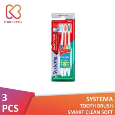 Systema Sikat Gigi Smart Clean Soft Isi 3