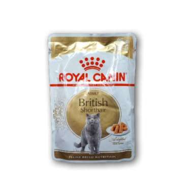 Royal Canin British Shorthair Adult Pouch 85gr - Makanan Kucing RC British Dewasa Basah - Cat Food