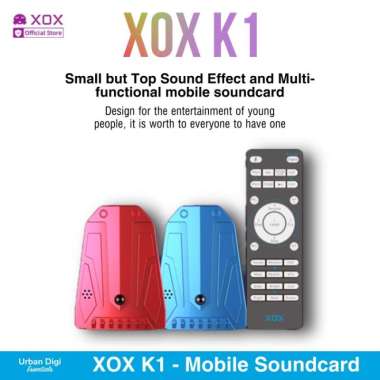 Soundcard XOX K1 - Live Streaming, Recording, Karaoke Mobile Soundcard