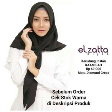 Hijab Jilbab Kerudung Instan Kaamilah Elzatta Original