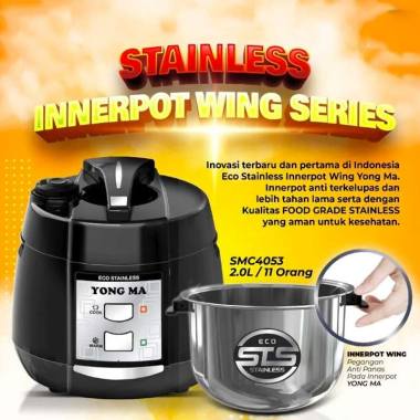 YONGMA SMC4053 MAGICCOM 2 STAINLESS INNERPOT hitam