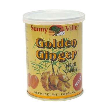 Golden Permen Ginger Hot Kaleng