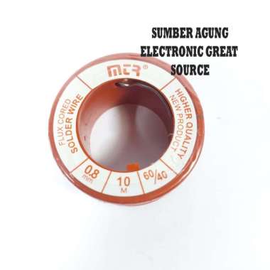 Tenol MCR Rol Kecil 10M Untuk Mensolder Timah Silver Solder Wire 0.8mm
