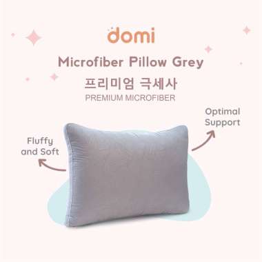 Domi Bantal Microfiber Grey / Pillow