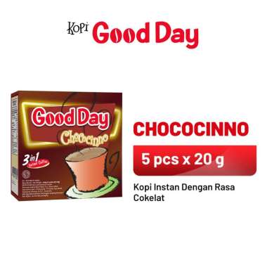 Promo Harga Good Day Instant Coffee 3 in 1 Chococinno per 5 sachet 20 gr - Blibli