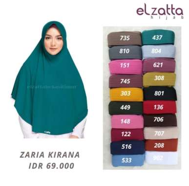 Jilbab Bergo Elzatta Hijab Diskon Zaria Kirana