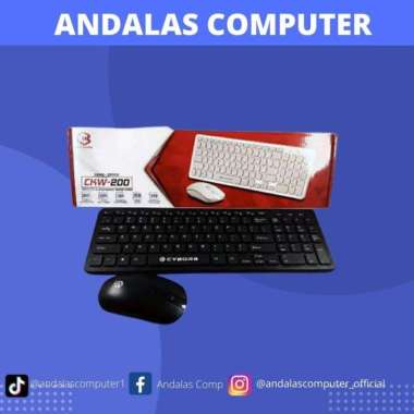 KEYBOARD MOUSE WIRELESS CYBORG CKW-200 ORIGINAL