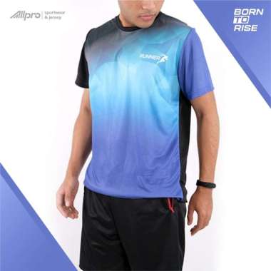 ALLPRO Runner Kaos Sport Jersey Badminton Bulutangkis L