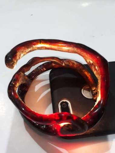 gelang akar bahar merah kristal hk 022 MERAH