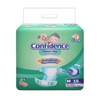 Promo Harga Confidence Adult Diapers Classic Day M15 15 pcs - Blibli