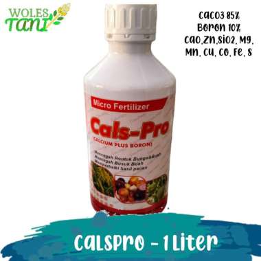 Pupuk Calsium Boron Cals Pro 1 Liter Anti Rontok Bunga Buah