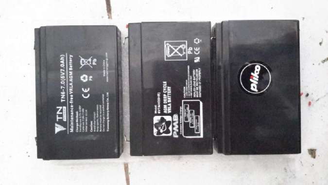 AKI 6V 7AH MOBIL AKI SEPEDA AKI DLL PLIKO PMB WIM