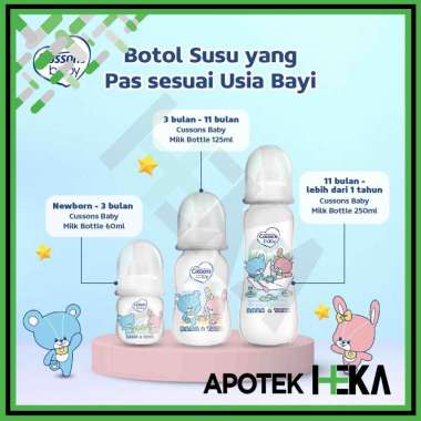 Cussons Baby Milk Bottle - Botol Susu Bayi Cussons Baby BPA Free 250 ml