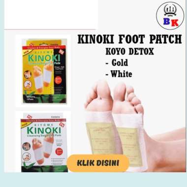 1 Box 10 Pcs Koyo Kaki Kinoki White Original - Koyo Kaki Kinoki Detox Kaki