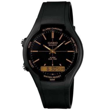 CASIO ORIGINAL - CASIO AW-90H-9E - JAM TANGAN PRIA JAM PRIA - RUBBER CASIO AW 90H 9E 90 H AW90