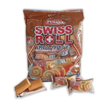 Pusan Swiss Roll Moka [PAKET 3 +1]