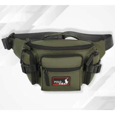 Tas Pria Tas Pinggang Anti Air Kualitas Import Original Polo Amstar Bahan Ballon Tebal Best Quality 