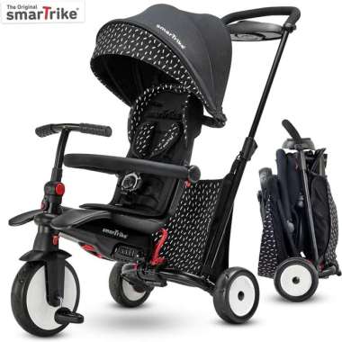 Jual Smartrike Str 7 7in1 Folding Trike Urban Kereta Dorong Bayi Black Online November 2020 Blibli