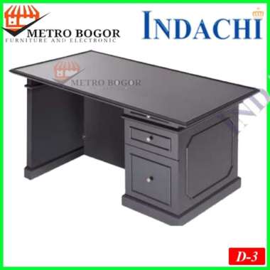Indachi Meja Kerja Kayu - D 3 Melamik Murah