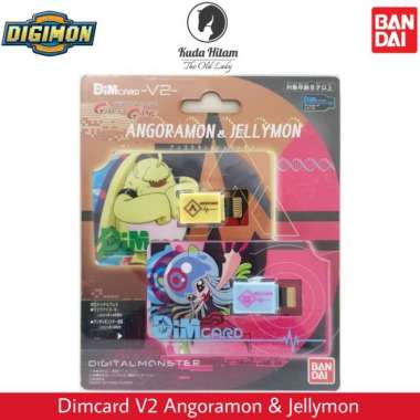Digimon Dimcard V2 Angoramon Jellymon Dim Card Vital Bracelet Digivice