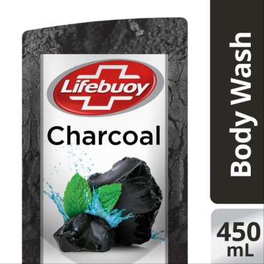 Promo Harga Lifebuoy Body Wash Charcoal and Mint 450 ml - Blibli