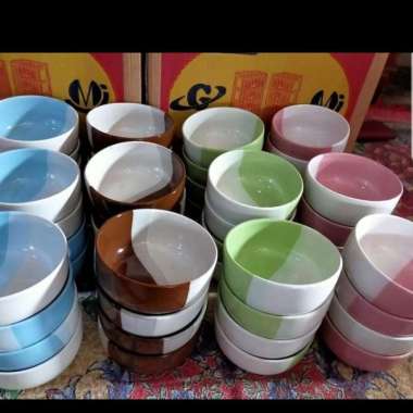 mangkok keramik 1 lusin