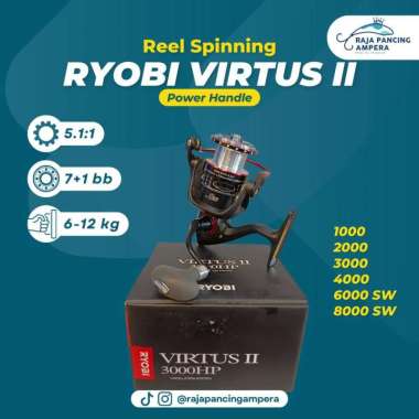 Reel Spinning Ryobi Virtus II HP Power Handle 3000
