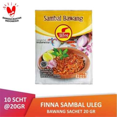 20 gr x 10 Sachet Sambal Uleg Bawang Finna / Sambel Bawang / Sambal