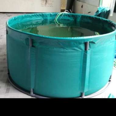 Kolam terpal VAT bulat bundar diameter 1m HIGH QUALITY