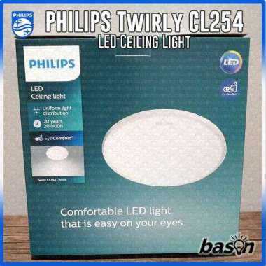 Philips Cl254 17W Ec Rd Led Ceiling 347Mm - Lampu Plafon Tempel Baret