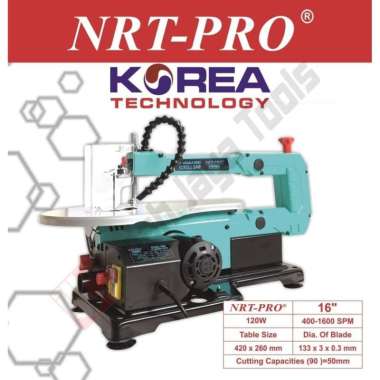 NRT-PRO Mesin Scroll Saw 16 Inch - Gergaji Kayu Akrilik Triplek Pigura