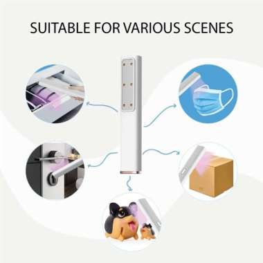 UVC STERILIZER WAND LAMPU DISINFEKSI BAKTERI UV STERIL PORTABLE putih
