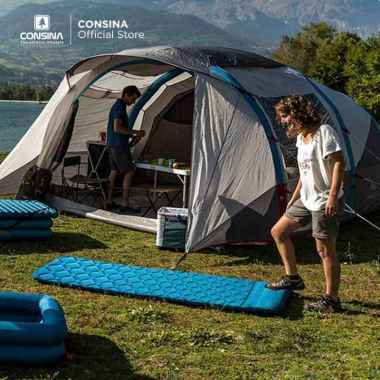 Consina Sleeping Pad Matras Angin Outdoor Ultralight Camping Hitam