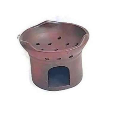 Kompor arang gerabah D:27cm / anglo arang / tungku tanah liat halus