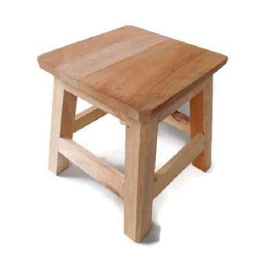 Kursi bangku kayu / kursi jongkok dingklik / kursi pendek Bulat