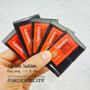 1 BUNGKUS JARUM SULAM / JARUM STRIMIN / JARUM SULAM LANCIP ISI +/- 20 BIJI