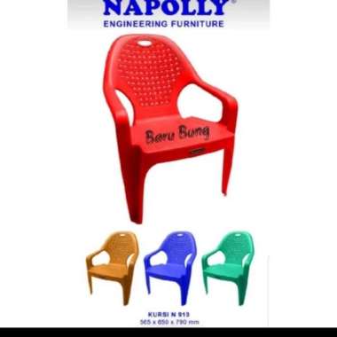Bangku Santai Napolly N 910 Kursi Plastik Sender N910 Rotan