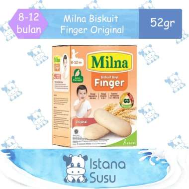Promo Harga Milna Biskuit Bayi Finger Original 52 gr - Blibli
