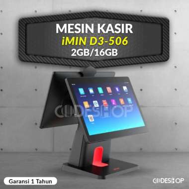 Mesin Kasir POS IMIN D3-506 Android Touchscreen Dual Display 2GB/16GB